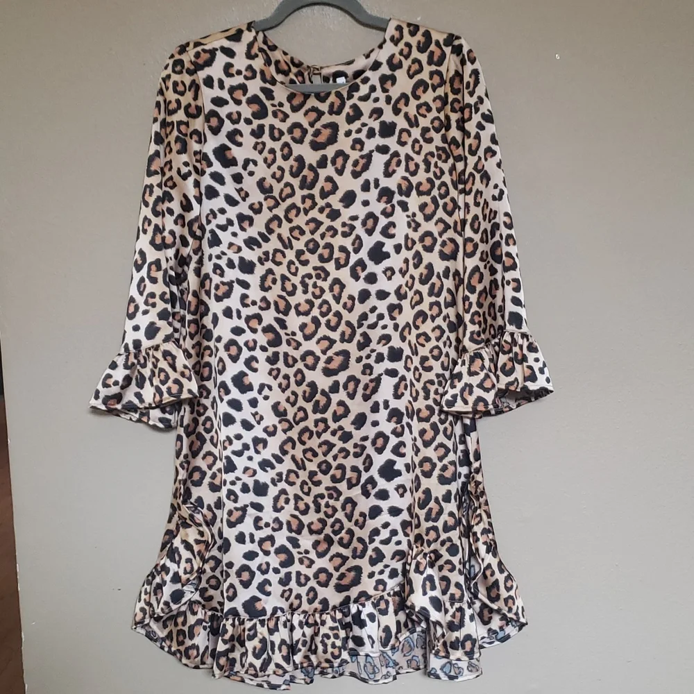 Uncle Frank M Leopard Print Mini Dress - Picture 2 of 14